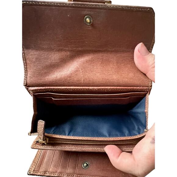 Lady DIOR Navy Blue Trotter Street Chic Wallet with Coin Pouch - Picture 6 of 16